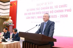 El vicepremier permanente, Nguyen Hoa Binh (Fuente: VNA)