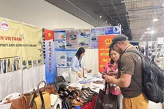 Un stand de Vietnam en la feria (Fuente: VNA)