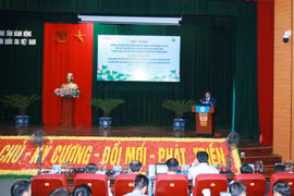 El subdirector general permanente del VNMAC Ha Dinh Huong habla en el evento (Fuente: VNA)
