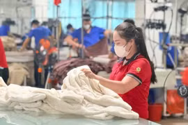 Para alcanzar el objetivo de exportaciones de 48-49 mil millones de dólares en 2026, la industria textil y de la confección necesita lograr una facturación mensual promedio de 4,31-4,46 mil millones de dólares en los últimos siete meses del año. (Foto: Vietnam+)