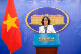 La vocera del Ministerio de Relaciones Exteriores de Vietnam, Pham Thu Hang (Fuente: Ministerio de Relaciones Exteriores de Vietnam)
