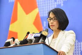 La vocera de la Cancillería de Vietnam, Pham Thu Hang (Fuente: VNA)