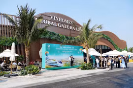 El proyecto urbano costero de Vingroup en Quang Ninh está ubicado frente a la estación de depósito del ferrocarril de alta velocidad Hanoi-Quang Ninh. Foto: VNA