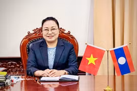 La embajadora Khamphao Ernthavanh (Fuente: VNA)