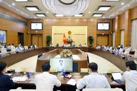 En una reunión del Comité Permanente de la Asamblea Nacional (Fuente: VNA)