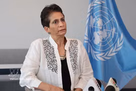 Kanni Wignaraja, secretaria general adjunta de las Naciones Unidas (ONU) y directora regional para Asia y el Pacífico del Programa de la ONU para el Desarrollo (PNUD). Foto: VNA