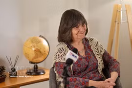 Patricia Abarzúa Muñoz, presidenta del Instituto Cultural de Amistad Chile-Vietnam (Fuente: VNA)