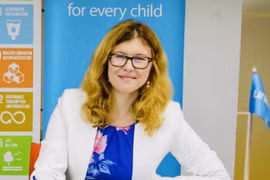 Silvia Danailov, jefa de la Representación del Fondo de las Naciones Unidas para la Infancia (UNICEF) en Vietnam