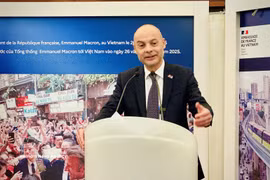 El embajador de Francia en Vietnam, Didier Le Bret (Fuente: VNA)