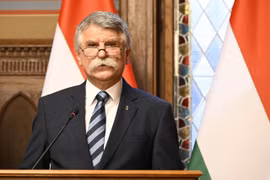 El presidente del Parlamento de Hungría, László Kövér (Fuente: VNA)