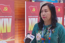 La viceministra de Relaciones Exteriores, Le Thi Thu Hang (Fuente: VNA)