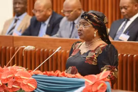 Presidenta de la Asamblea de Mozambique, Margarida Talapa (Fuente: mznews.co.mz)