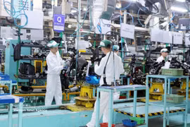 Línea de producción de Honda Vietnam Company, Parque Industrial Dong Van II. Foto: VNA