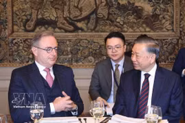 En la reunión entre el secretario general del Partido Comunista de Vietnam y presidente de la República, To Lam, y el primer ministro belga, Bart De Wever (Fuente: VNA)