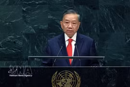 El líder vietnamita To Lam interviene en el Debate General de Alto Nivel del 81.º período de sesiones de la Asamblea General de las Naciones Unidas. Foto: VNA