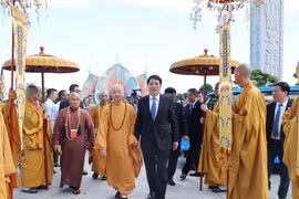El presidente de Vietnam, Luong Cuong, asiste al evento (Fuente: VNA)