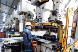 La empresa AUTOMECH en el Parque Industrial Dinh Tram en la provincia de Bac Ninh tiene unos ingresos anuales de aproximadamente 40 millones de USD y da empleo a más de 600 trabajadores (Fuente: VNA)