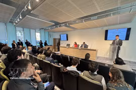 Los delegados en el evento. (Foto: VNA)