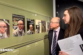 Los visitantes del Museo de Arte Asiático Guimet de París del 5 al 12 del presente mes tienen la oportunidad de disfrutar las imágenes relacionadas con la Guerra de Vietnam (Fuente: VNA)