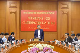 El secretario general del Partido Comunista de Vietnam, To Lam, habla en la cita (Fuente: VNA)
