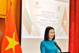 La embajadora de Hanoi en Sofía, Nguyen Minh Nguyet (Fuente: VNA)