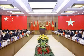 En la reunión (Fuente: VNA)