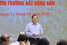 El viceprimer ministro de Vietnam Pham Gia Tuc preside la reunión (Fuente: VNA)