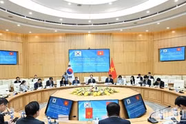 En la 14ª Sesión del Comité Conjunto de Cooperación Comercial, Industrial y Energética entre Vietnam y Corea del Sur (Fuente: VNA)