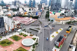 Un rincón de Ciudad Ho Chi Minh, el mayor centro económico de Vietnam (Fuente: VNA)