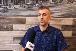 Giulio Chinappi, analista político del Centro de Estudios Euroasiáticos y Mediterráneos (CeSEM) de Italia (Fuente: VNA)
