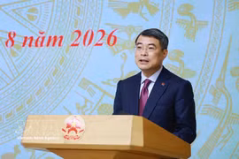 El primer ministro de Vietnam, Le Minh Hung, habla en la cita (Fuente: VNA)