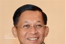 El presidente de Myanmar, Min Aung Hlaing (Fuente: VNA)