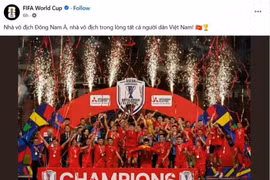La FIFA felicita a selección nacional de fútbol de Vietnam por triunfo en campeonato regional