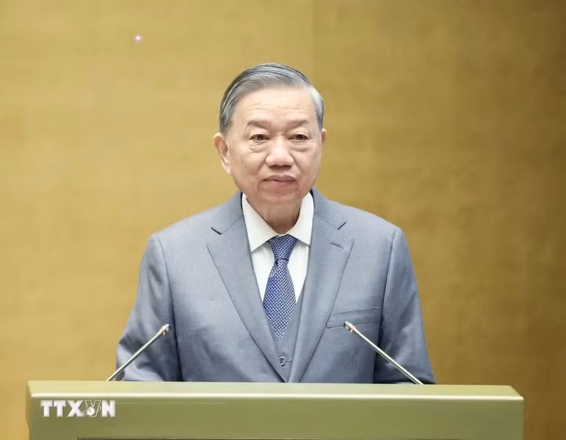 El secretario general del Partido Comunista de Vietnam, To Lam (Fuente: VNA)