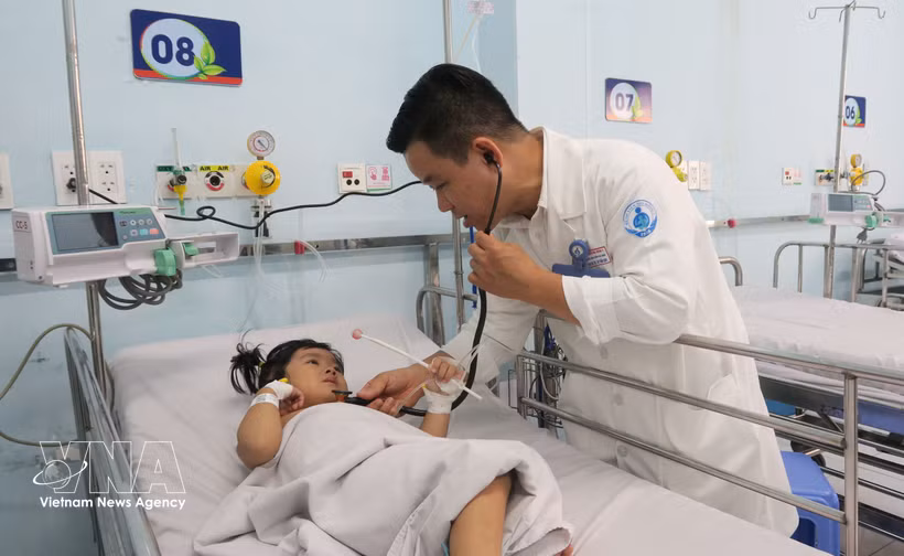 En el Hospital Infantil 1 de Ciudad Ho Chi Minh (Fuente: VNA)