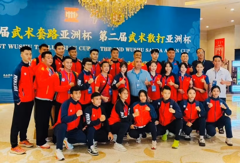 Vietnam brilla en la Copa Asiática 2025 de Wushu (Fuente: VNA)