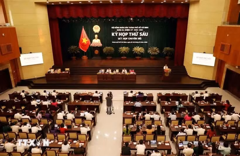 En la sexta sesión del Consejo Popular de Ciudad Ho Chi Minh (Fuente: VNA)