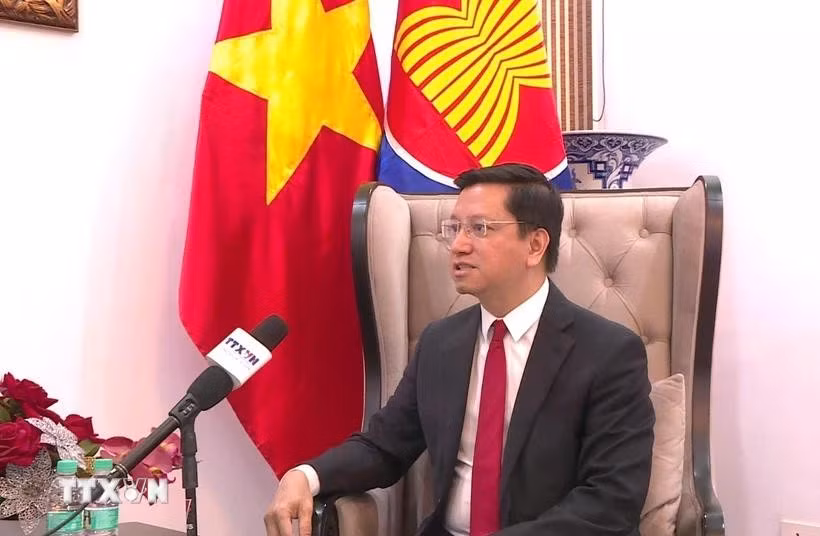 El embajador vietnamita en la India concurrente en Nepal y Bután, Nguyen Thanh Hai (Fuente: VNA)