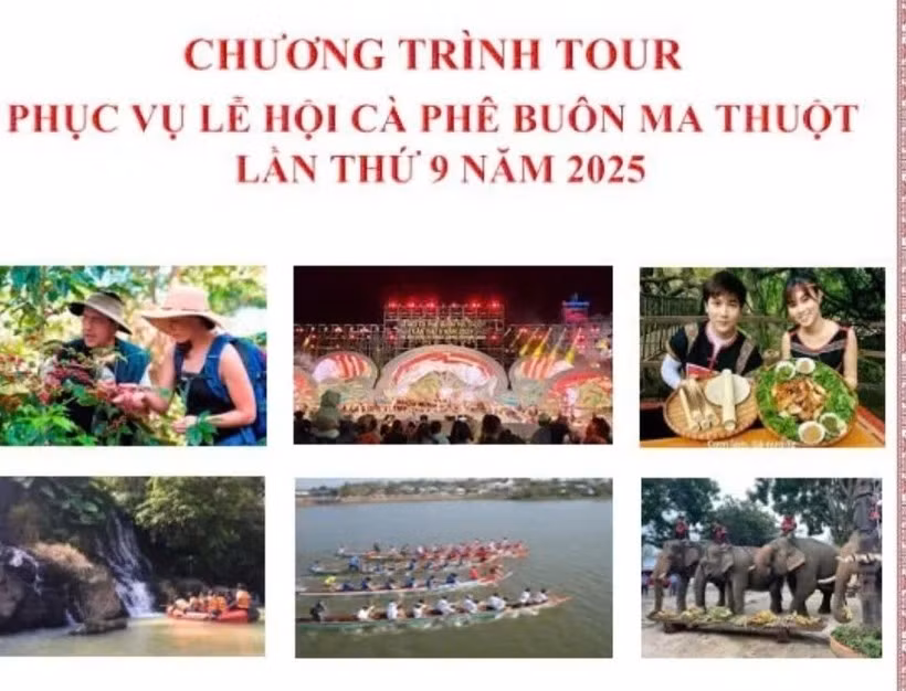Dak Lak efectuará el noveno Festival del Café de Buon Ma Thuot del 9 al 13 de marzo (Fuente: VNA)