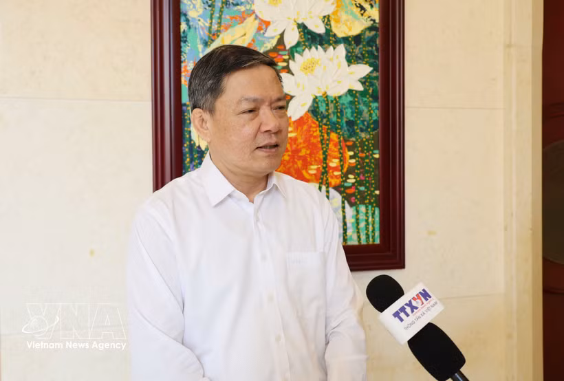 El consejero comercial de la Embajada de Hanoi en Beijing, Nong Duc Lai. Foto: VNA