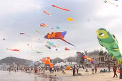 Festival internacional de papalote abierto en Vietnam