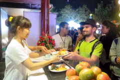 En ciudad antigua de Hoi An festival de gastronomía internacional