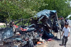 Accidente de camión deja 54 obreros heridos en Camboya