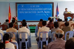 Conmemoran vietnamitas en Cambodia liberación del Sur y reunificación nacional