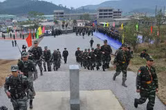 Robustecen lazos de amistad entre guardafronteras vietnamitas y chinos