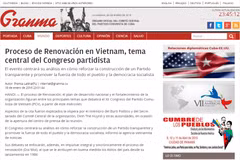 Prensa cubana saluda XII Congreso del Partido Comunista de Vietnam