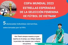 Copa Mundial: Estrellas esperadas de la selección femenina de fútbol de Vietnam