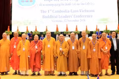 Celebran primera conferencia de líderes budistas Vietnam-Laos-Camboya