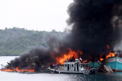 Indonesia detiene 26 barcos por pesca ilegal en lo que va de año