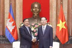 Presidente de Vietnam destaca cooperación con Camboya 